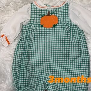 Infant Fall, Pumpkin One Piece